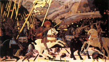  troupe Tableaux - Niccolo da Tolentino dirige les troupes florentines début de la Renaissance Paolo Uccello